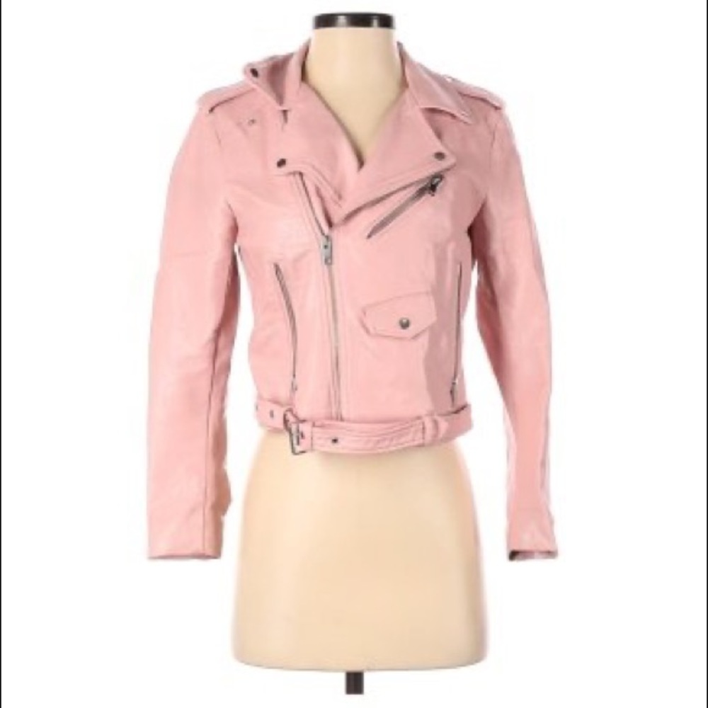 Pink Zara Basic Outerwear Jacket - image 3